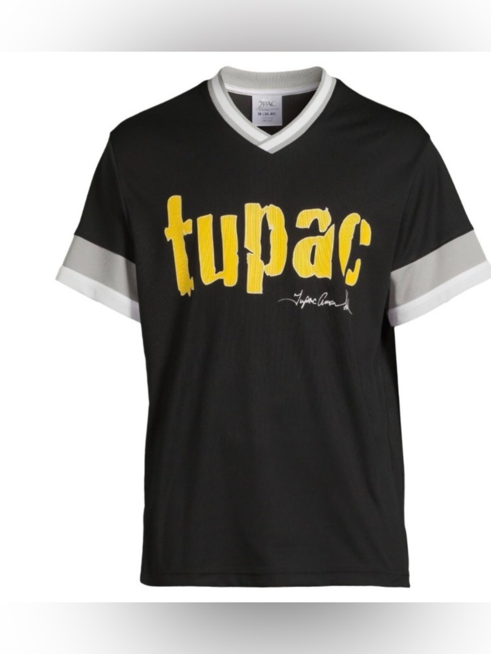 Tupac Shirt Mens Large Black Gray Graphic Jersey 2Pac Amaru
Shakur Photo - Picture 4 of 7